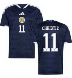 Youth 11 Scotland Ryan Christie 2026 Home Replica Jersey 1