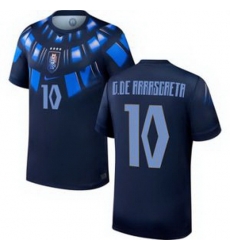 Youth 10 Uruguay Giorgian de Arrascaeta Away Replica Jersey World   2