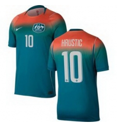 Men 10 Australia Ajdin Hrustic Replica Jersey World Cup  2