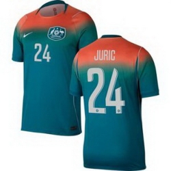 Men 24 Australia Deni Juric Replica Jersey World Cup  2