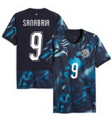 Men 9 Paraguay Antonio Sanabria Replica Away Jersey 2026429 2