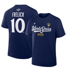 Men Milwaukee Brewers Black 2026 World Series T Shirt