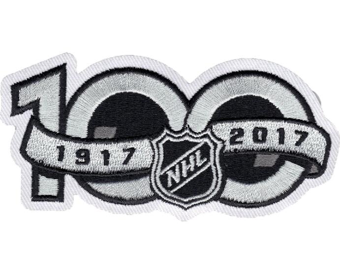 WomenDallas Stars NHL 100th Anniversary Patch Biaog