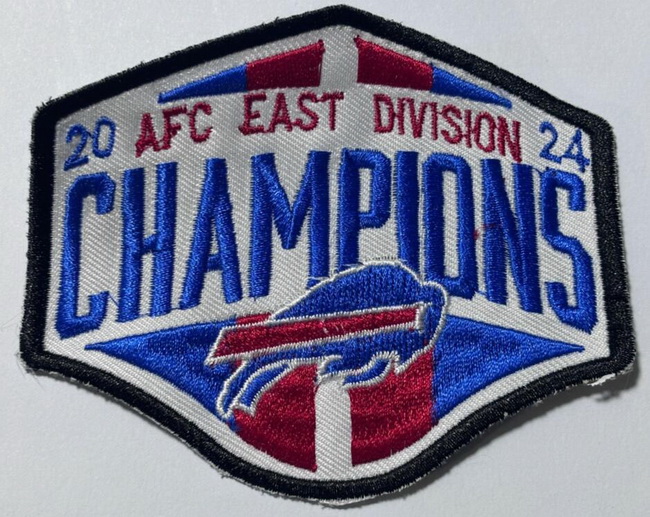 2024 BIlls AFC EAST DIVISION CHAMPIONS Patch Biaog