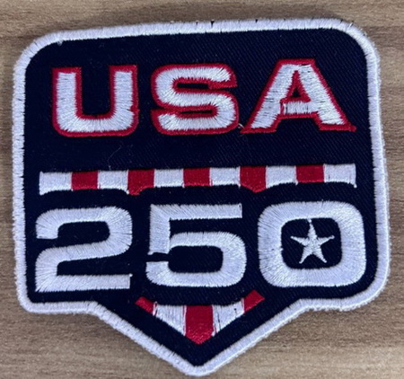 Men Philadelphia Eagles USA 250 Anniversary Patch Biaog