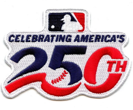 Youth Los Angeles Dodgers Celebrating America 250th annivesary Patch Biaog